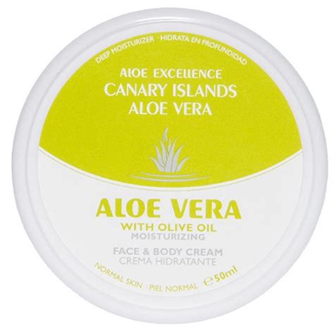 Aloe Excellence Aloe Vera With Olive Oil Moisturing Creme 50ml Dose Gran Canaria