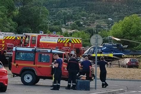 Frontignan la Peyrade le massif de la Gardiole défiguré par le feu