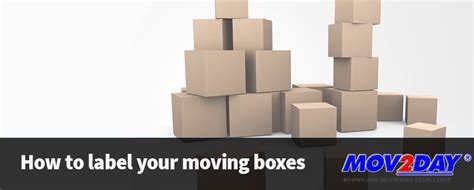 Learn How To Label Your Moving Boxes Like A Pro Mov2day