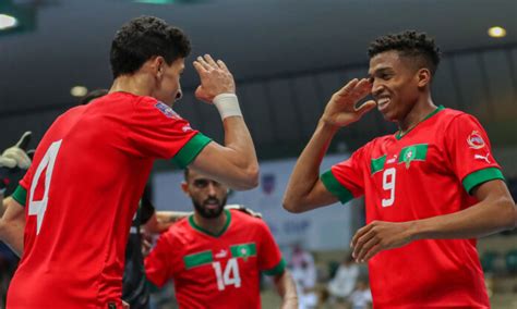 Futsal Match amical victoire du Maroc face à la Libye 6 2