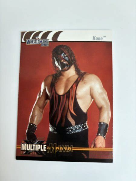 Fleer Wwe Wrestlemania Xix Multiple Mania Kane Ecw