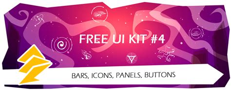 Assets Free Interface UI KIT 4 Icons Bars Buttons By Wenrexa