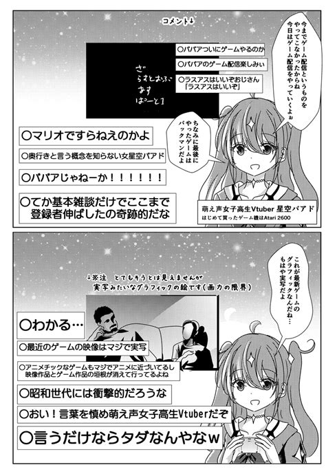 「はじめてのゲーム配信をしながら年齢を詐称してるvtuber 」なまず きららmax5月号の漫画