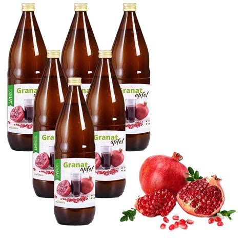 Mynatura Granatapfelsaft 100 Direktsaft Naturtrüb I 6 L I Muttersaft I