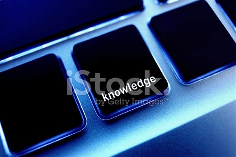 Computer Laptop Keypad Knowledge Button Stock Photo Royalty Free