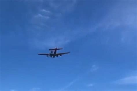 Airshow Horror As Two Planes Collide Mid Air Sparking…