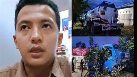 Kronologi Warga Muara Enim Ditabrak Truk Tangki Viral Tuntut Keadilan