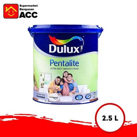 Jual Dulux Pentalite Cat Tembok Premium Warna Khusus Ukuran 2 5L Di