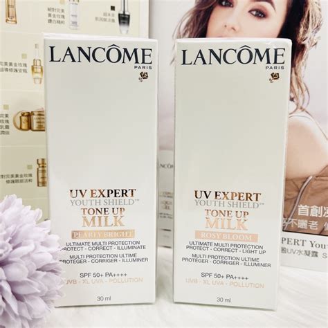 LancÔme 蘭蔻 超輕盈uv提亮素顏霜30ml 珍珠白玫瑰粉 Cc美妝代購 蝦皮購物