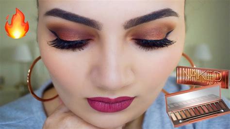 Naked Heat Palette Fall Makeup Maquillage D Automne Youtube