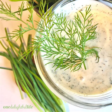 Homemade Buttermilk Ranch Dressing One Delightful Life