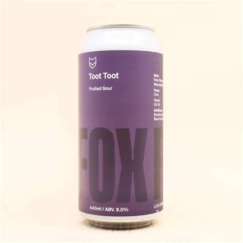 Fox Friday Toot Toot Fruited Sour Can 440ml Beermash