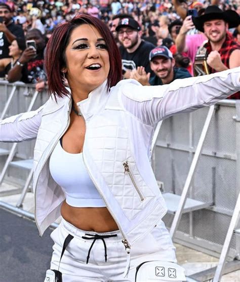 Summerslam WWE Pay-Per-View Bayley White Jacket - Jackets Expert