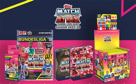 Topps Bundesliga Match Attax Fu Ball Sammelkarten Display Box