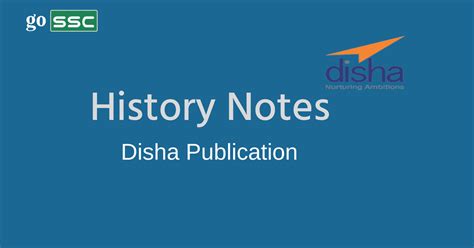 Download Disha Publication History Notes