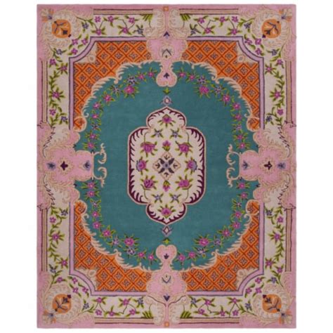 Safavieh Safavieh Blg535m Bellagio Blue Pink 5 Square 5 Square