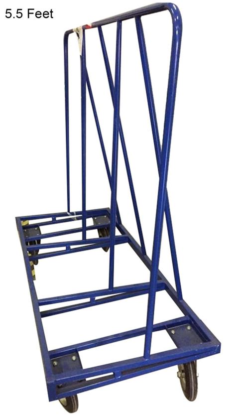 Mild Steel 5 5 Feet Industrial Material Handling Trolley At Rs 21000