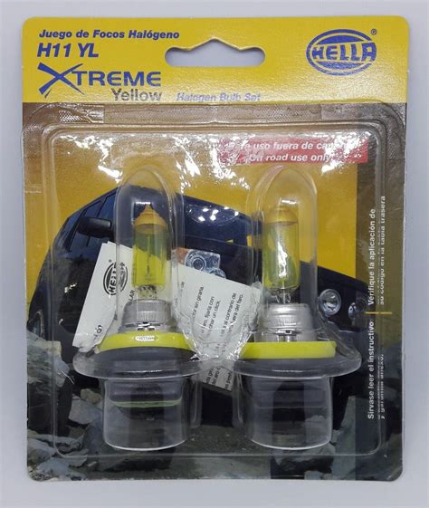 Hella Xtreme Yellow Focos Luz Amarilla H Vw Bmw Nissan En