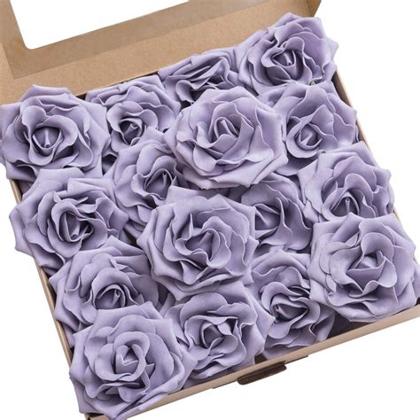 Amazon Ling S Moment 4 Big Roses Artificial Flowers 16pcs