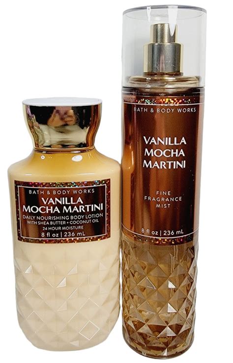 VANILLA MOCHA MARTINI Bath Body Works Fragrance Mist Body Lotion Full