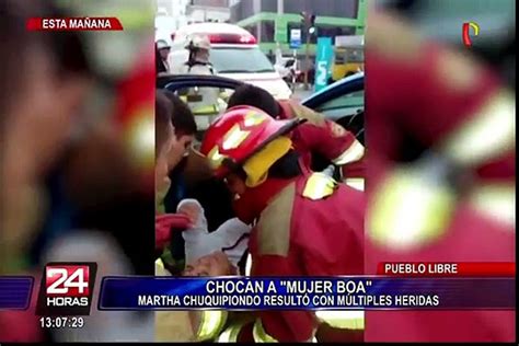 Pueblo Libre Martha Chuquipiondo Conocida Como La Mujer Boa