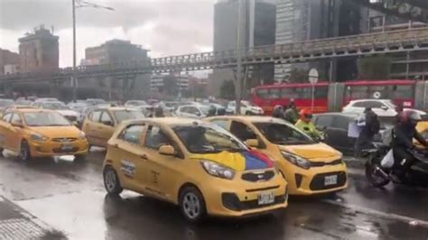 As Avanza El Paro De Taxistas En Bogot Noticias De Bogot Y