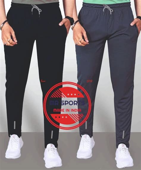 Female Black Plain Men Lycra Track Pants Striped At Rs Piece In Mumbai