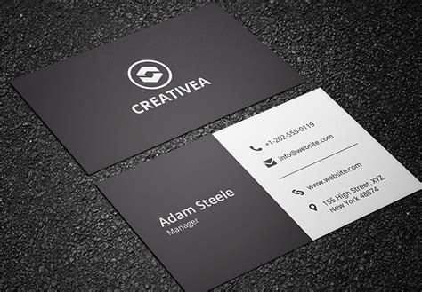 Black And White Business Card Designs