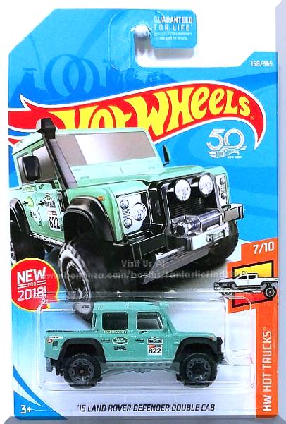Hot Wheels 15 Land Rover Defender Double Cab HW Hot Trucks 158 365 2018 Contemporary