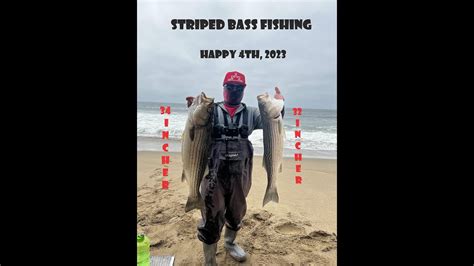 Surf Fishing California Surfperch And Striped Bass Fishing Happy 4th