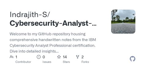 GitHub Indrajith S Cybersecurity Analyst Notes Welcome To My GitHub