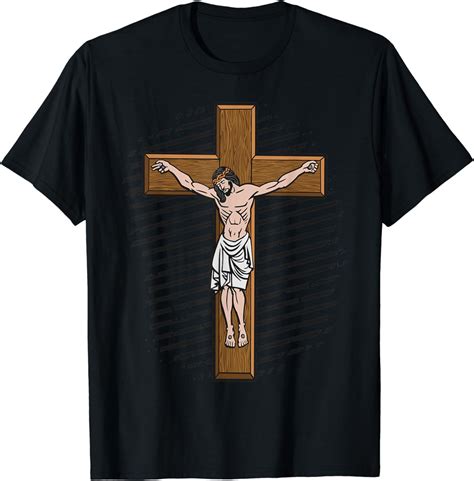 Jesus Christ On Cross Crucifixion T Shirt Clothing