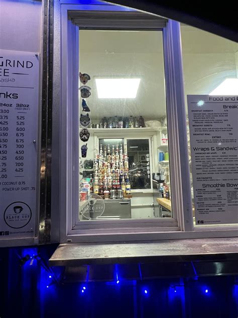 Menu at Glacier Grind Coffee, LLC pub & bar, Fairbanks