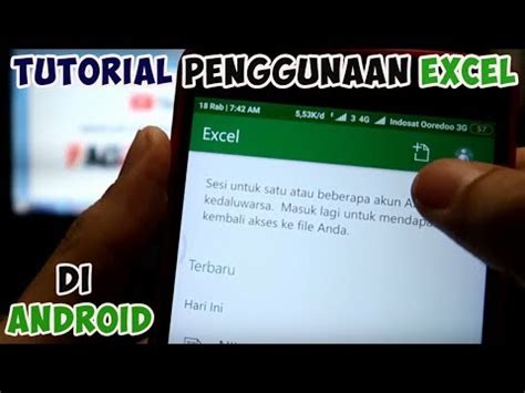 Tutorial Penggunaan Microsoft Excel Di Smartphone Android YouTube