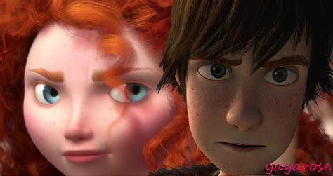 Hiccup and Merida - disney crossover Photo (31570782) - Fanpop