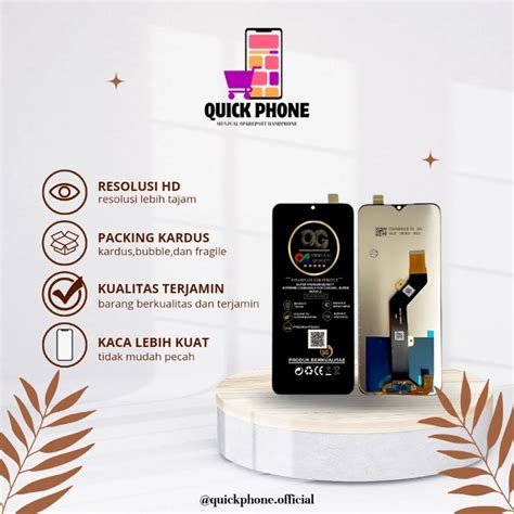 Jual LCD INFINIX HOT PLAY X BLACK OG SUPER Free Lem Obeng Set Shopee Indonesia