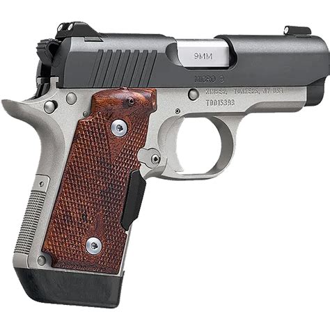 Kimber Micro 9 Pistol 9 mm 3.15 in. Two-Tone 7+1 rd. Laser Grip | Kinsey's Inc.