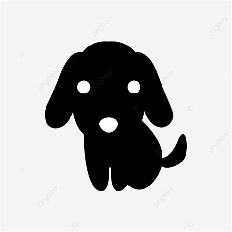 Black Dog Silhouette Transparent Background, Silhouette Black Dog, Icon ...