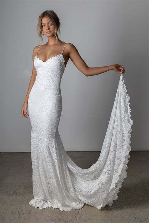 Clo Pearl Lace Wedding Dress Grace Loves Lace