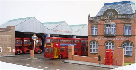 Walthamstow Bus Garage In 176 Scale A Trolleybus Depot Un Flickr