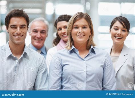 Portrait of a Diverse Business Group Stock Photo - Image of bright ... 