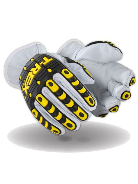 Magid Safety T Rex Trx840m Impact Glove Kevlar Lined Premium Grain