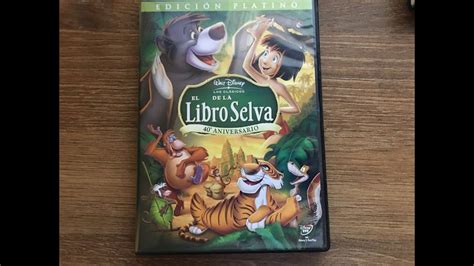 Inicio Dvd El Libro De La Selva Edici N Especial Youtube