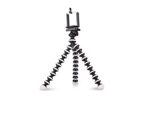 Black FLEXIIBLE GORILLA TRIPOD 13 INCH For Photography 5 Ft At 86