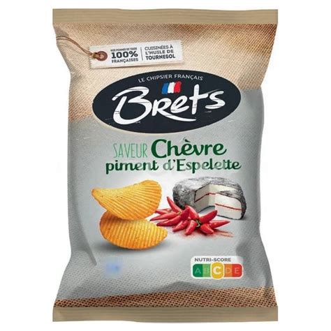 10 Chips Bret s Chèvre Piment 125g Biscuits salés Milleproduits