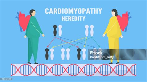 Cardiology Vector Illustration This Calls Cardiomyopathy This Disease