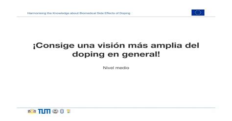 Consige Una Visi N M S Amplia Del Doping En General Por Qu Se