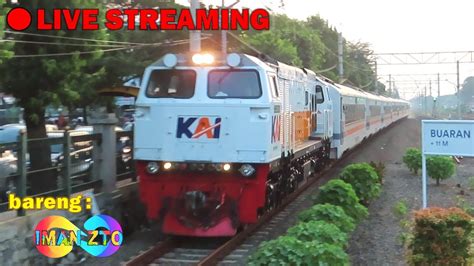 Live Ngabuburit Nonton Kereta Api Sore Bareng Imanzto Di Stasiun