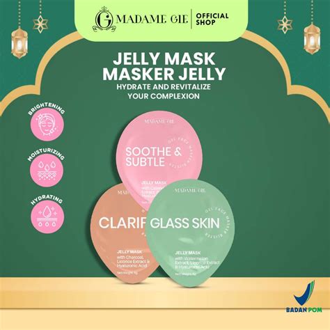 Jual CHECKOUT SERIBU Madame Gie Jelly Mask Skincare Gel Mask Masker