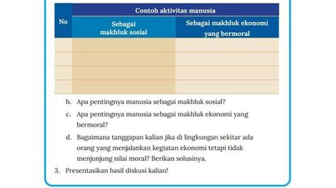 Kunci Jawaban IPS Kelas 7 Halaman 29 Dan 30 Kurikulum Merdeka Makhluk